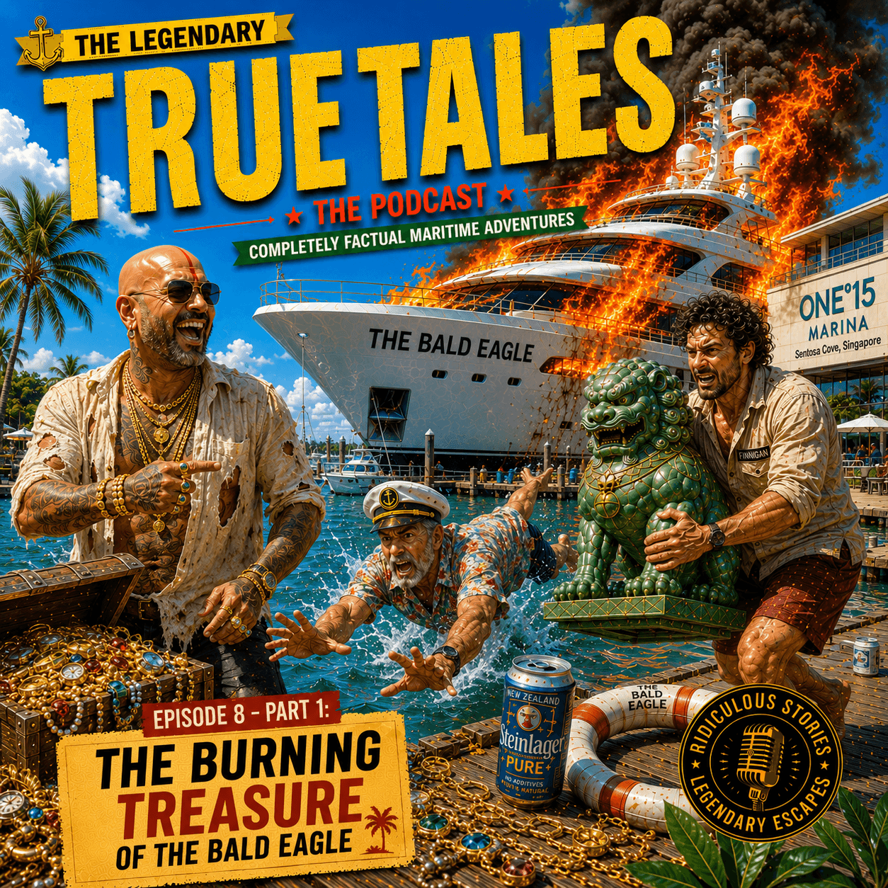 Episode 8: The Burning Treasure of the Bald Eagle — Some boats have stories. This one had paperwork.
